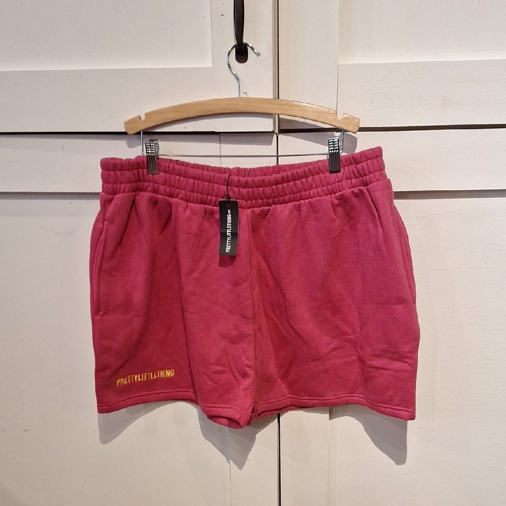 PrettyLittleThing Fuchsia Athletic Shorts